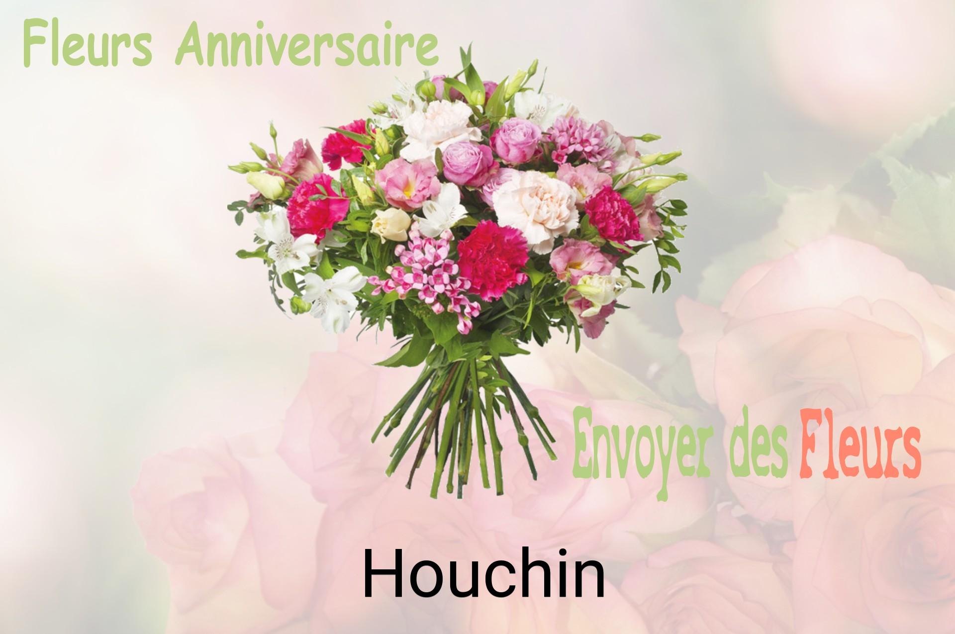 Bouquet de fleurs d’anniversaire livré à Houchin